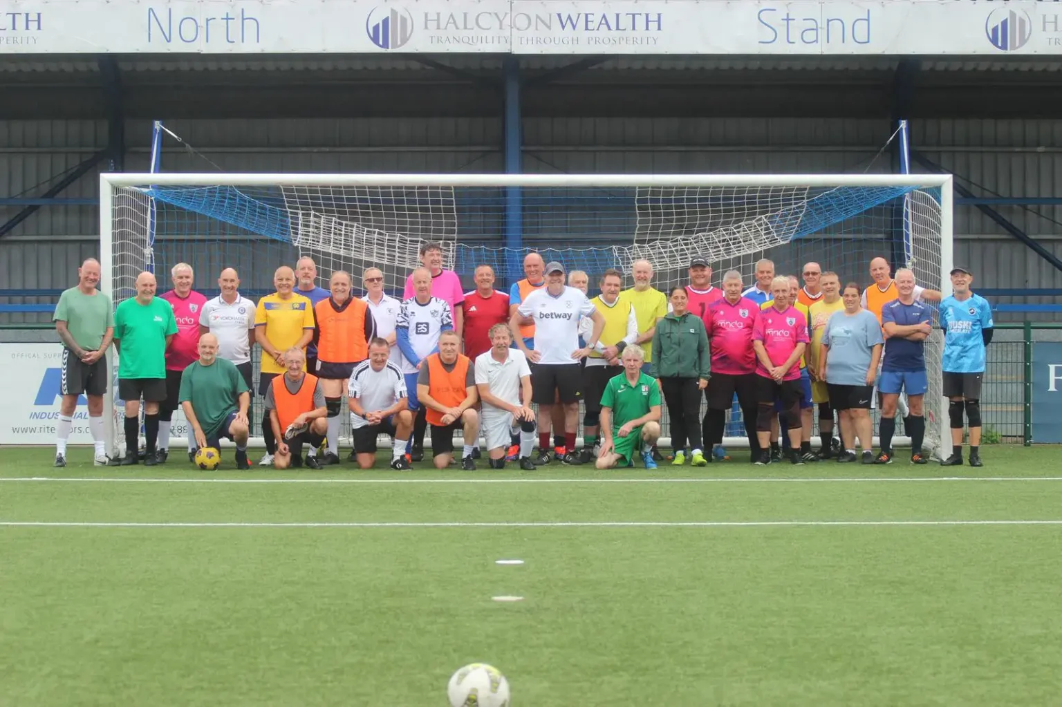 Walking Footballers enter Millwall tournament