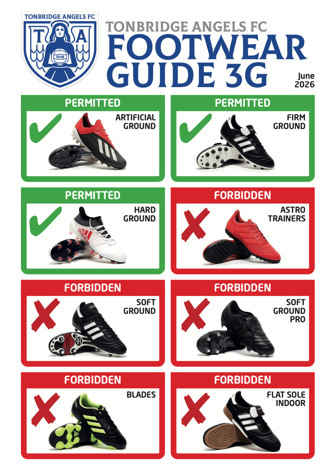 New Footwear Policy Will Protect Pitch and Users
